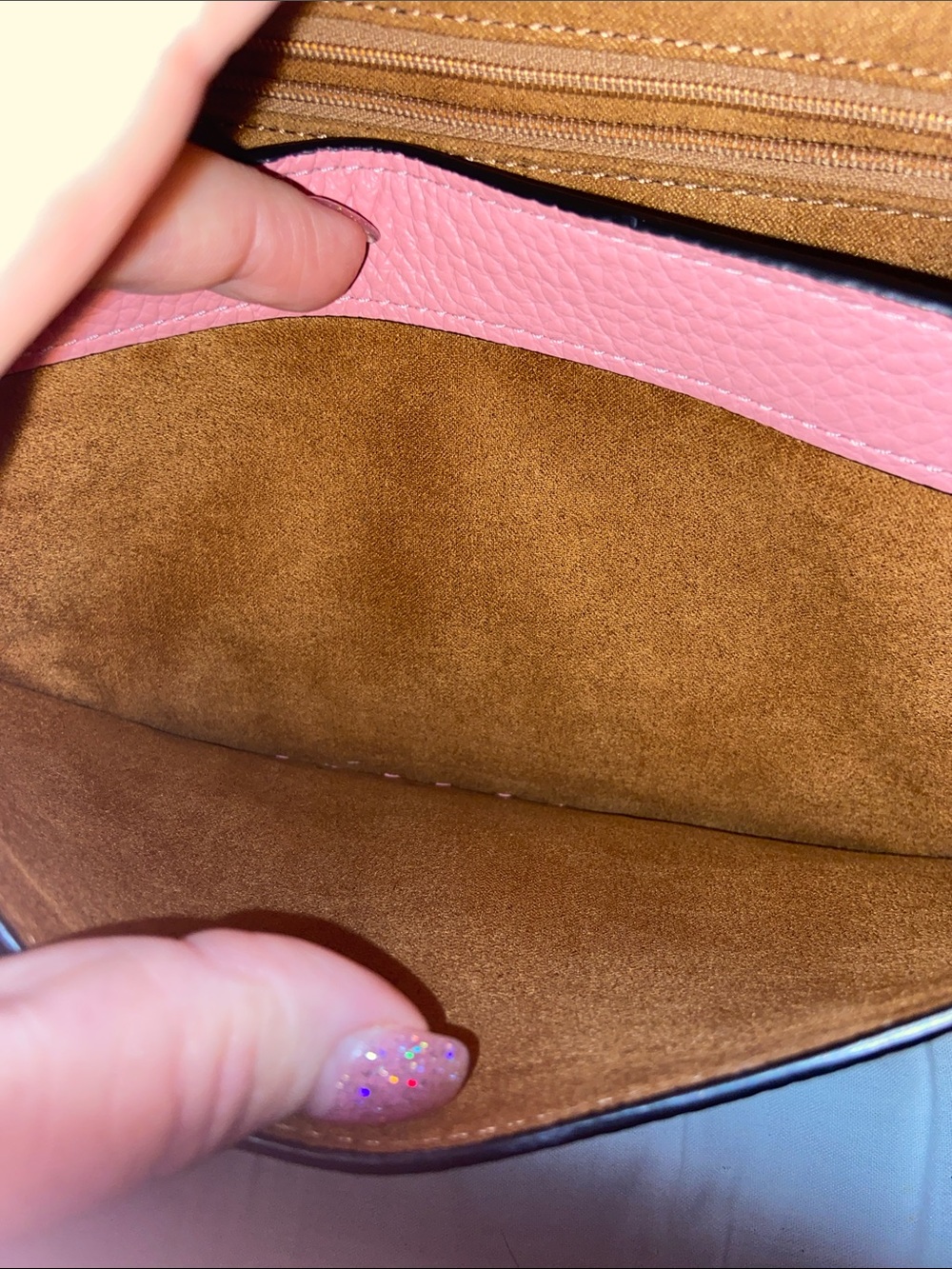 Coach Whipstitch Colorblock Georgie Crossbody/Shoulder Bag Like New - Picture 9 of 10